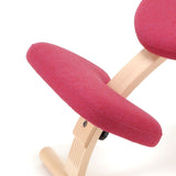 旧リボ社製 バランスチェア専用 膝クッション (木製ピン2本・固定ネジ2本付)