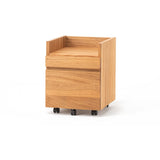 高さ調整できる「木の学習机シリーズ」専用ワゴン バランスラボ