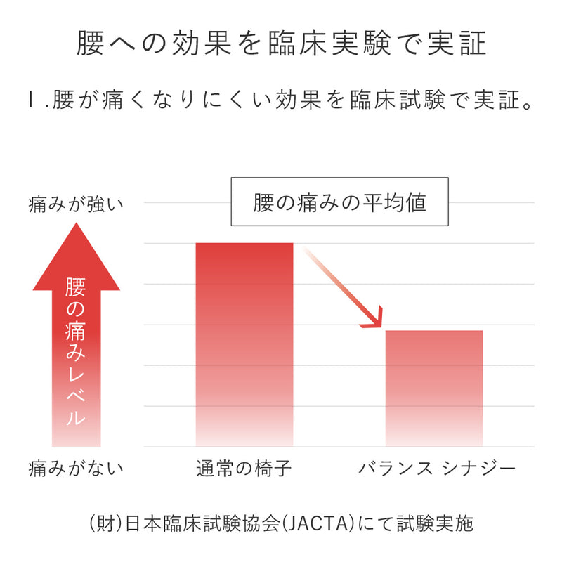 腰痛対策椅子　バランスシナジー